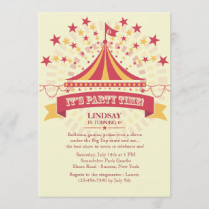 Sous la grande invitation de tente