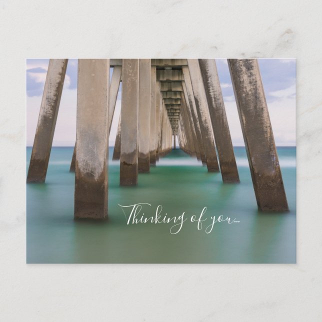 Sous la jetée de Navarre Beach, carte postale en p (Devant)