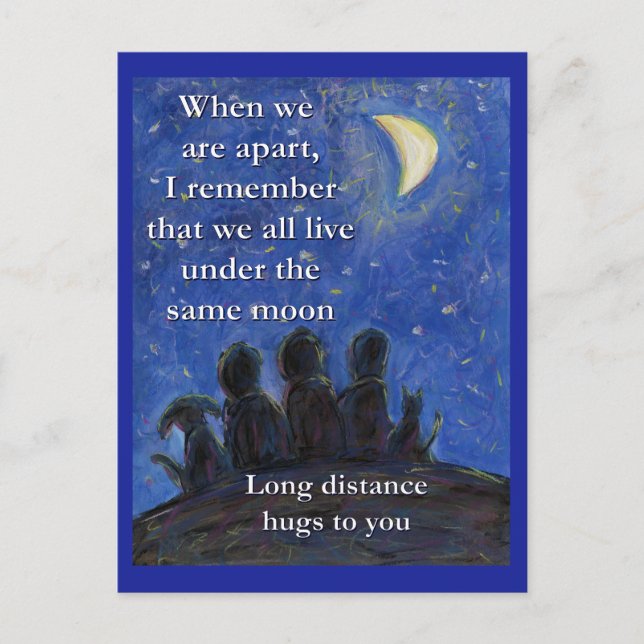 Sous la même carte postale Moon Art (Devant)