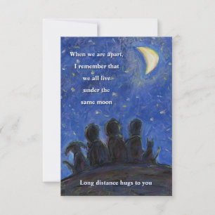 Sous la même Lune Art Cartes