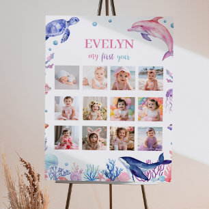 Sous la mer Anniversaire 12 Photo Poster de la pie