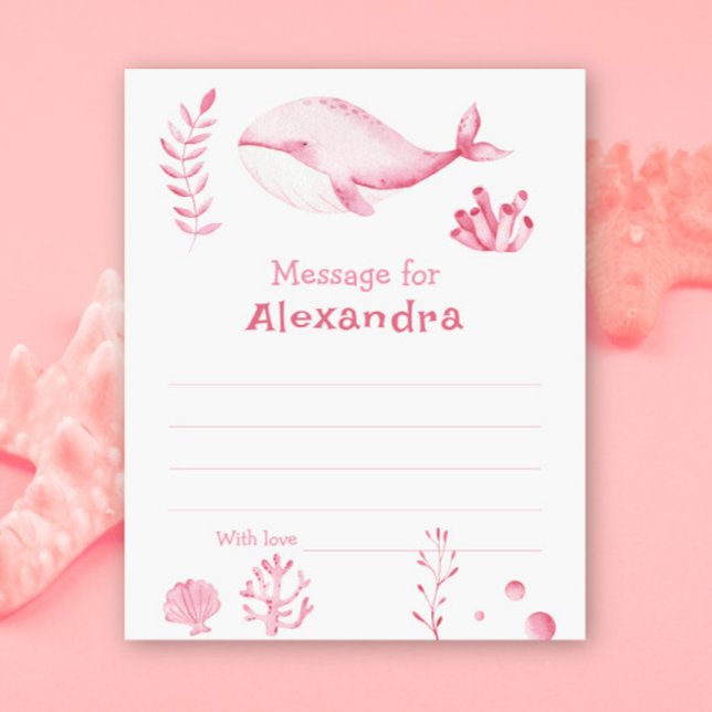 Sous la mer Baleine message de la capsule d'annive (Créateur téléchargé)