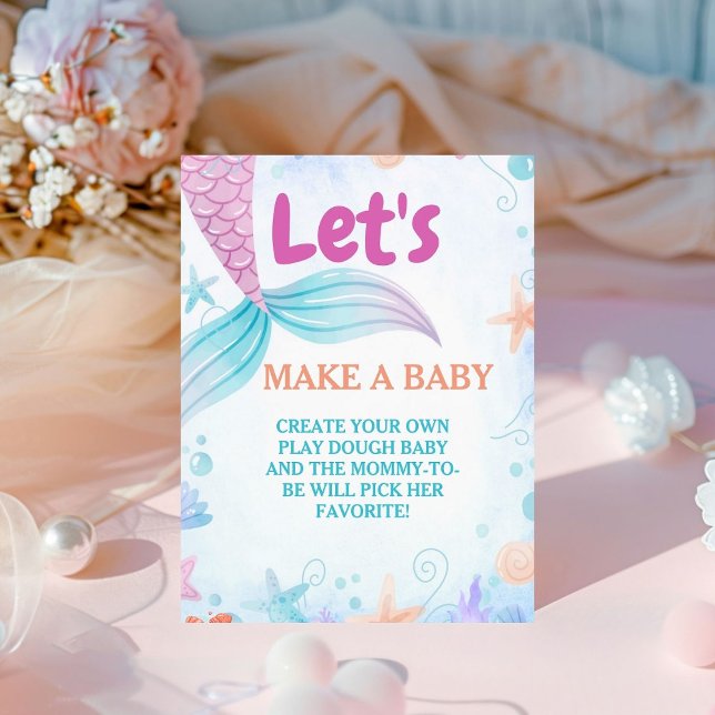 Sous la mer faire un panneau de jeu Baby shower bé (Créateur téléchargé)