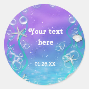 Sous la mer Magical Sweet 16 Stickers Partie