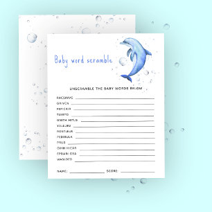 Sous la mer - Mélange de mots pour bébé
