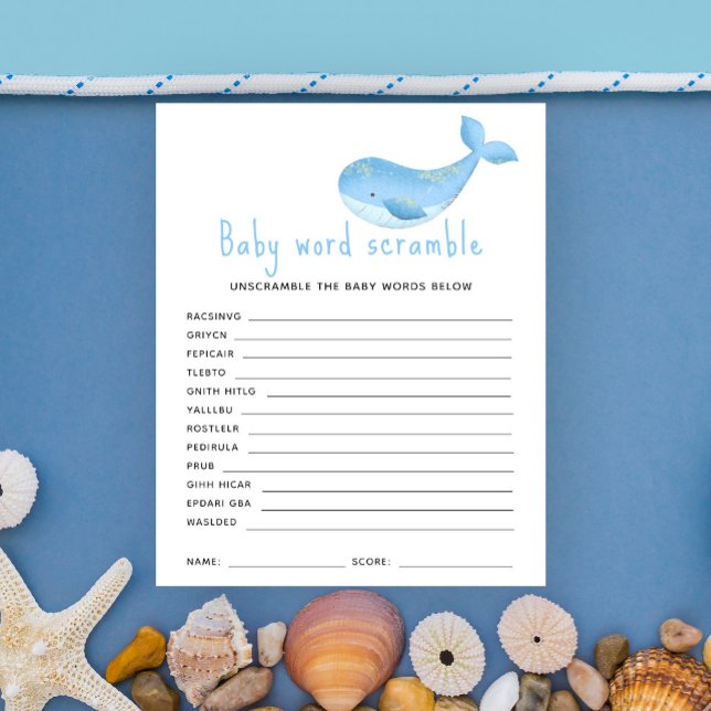 Sous la mer - Mots mêlés pour bébé (Créateur téléchargé)