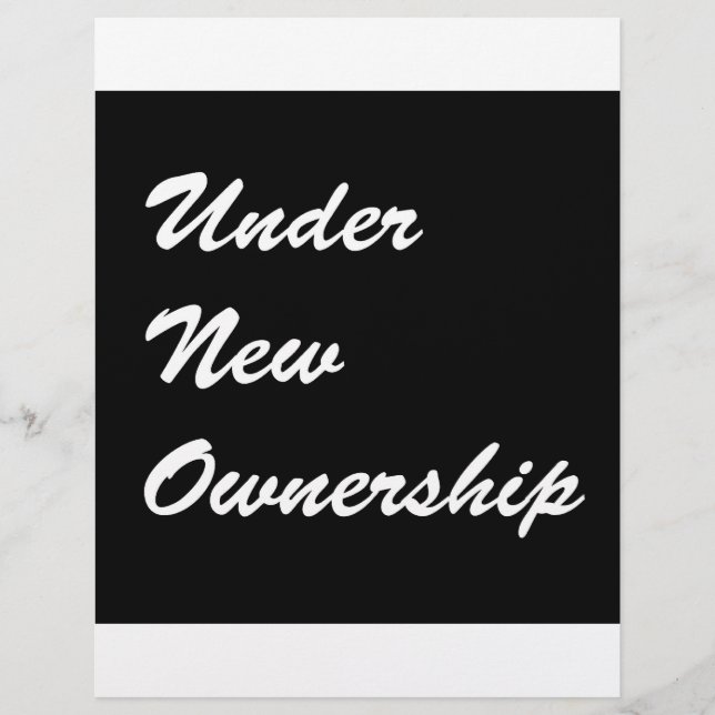 Sous la nouvelle propriété (Devant)