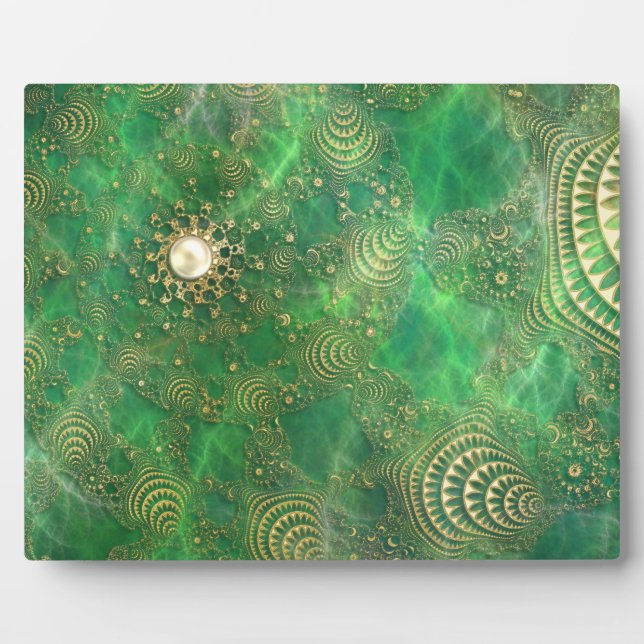 Sous la plaque photographique de la mer d'Émeraude (Devant)