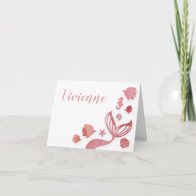 Sous la sirène de mer (Devant)