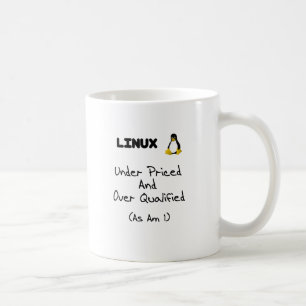 Sous la tasse eue le prix indiqué de Linux