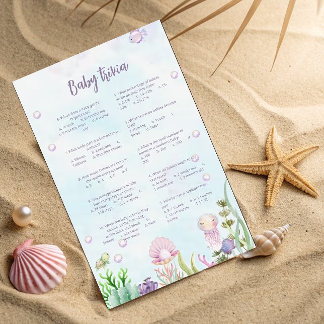 Sous la Trivia des bébés de la mer (Créateur téléchargé)