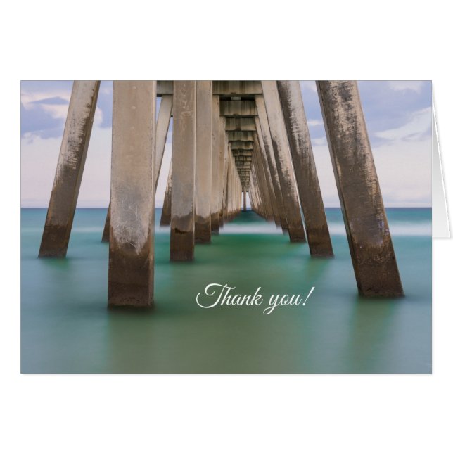 Sous le Carte de remerciements de Navarre Beach Pi (Devant Horizontal)