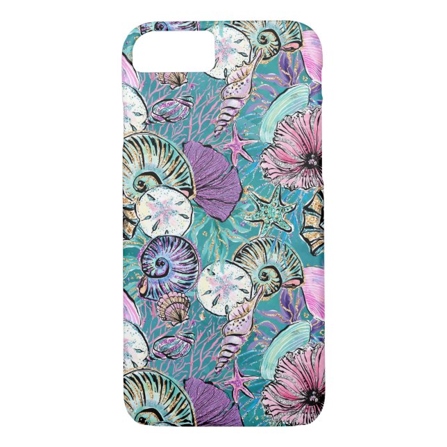 Sous le coque iphone Sea Ocean Shell (Dos)