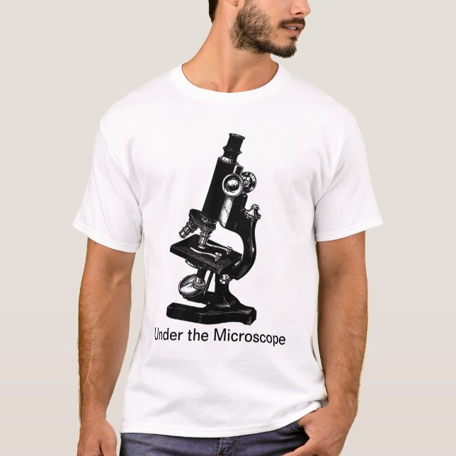 Sous le microscope - T-shirt de la Science (Devant)