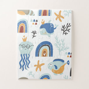 Sous Le Puzzle De La Mer