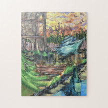 Sous le puzzle du pont