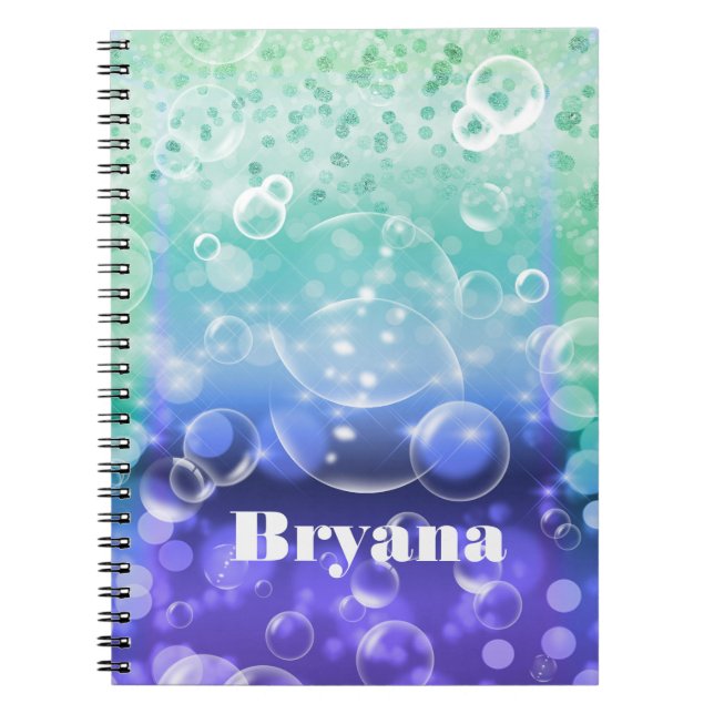 Sous le Sea Tropical Ocean Mermaid Glam Journal (Devant)