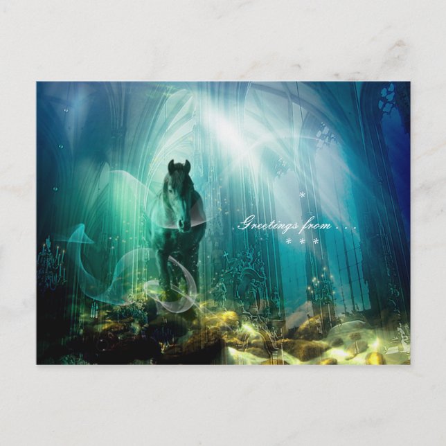 Sous l'eau - Carte postale (Devant)