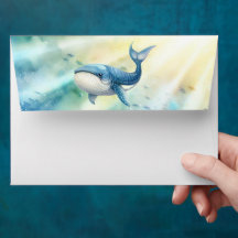 Sous l'enveloppe du Baby shower marin