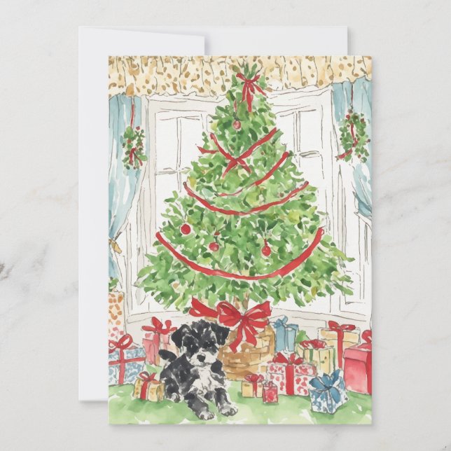 Sous les cartes de Noël des sapins de Noël (Devant)