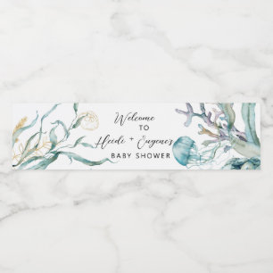 Sous les Étiquettes de la bouteille d'eau de médus