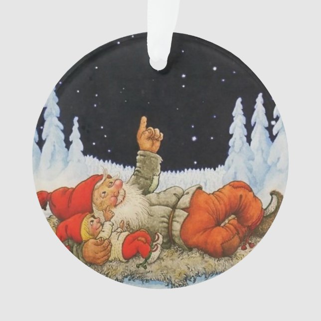 « Sous les étoiles » Gnomes par Jenny Nystrom (devant)