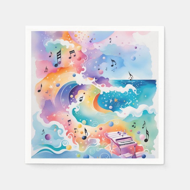 Sous les serviettes en papier marin (Devant)