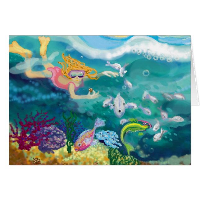 Sous les vagues (Devant horizontal)