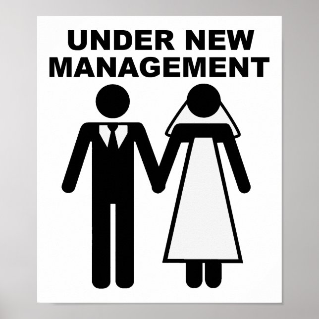 Sous Nouvelle Direction Affiche Drôle (Devant)