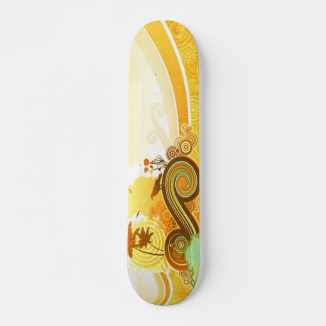 Sous un panneau de pointage Sun Skateboard (Devant)