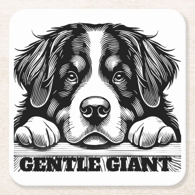 Sous-verre décoratif Gentle Giant (Devant)