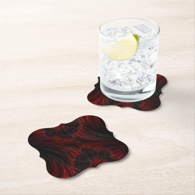 Sous-verre en papier (En situation)