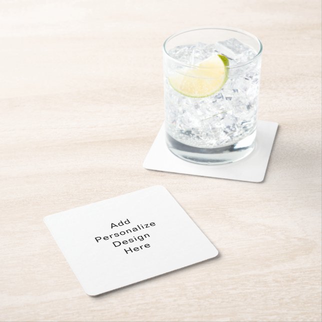 Sous-verre en papier (En situation)