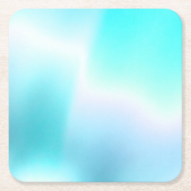 Sous-verre en papier Aqua Lights (Devant)