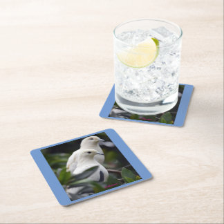 Sous-verre en papier carré inspirant