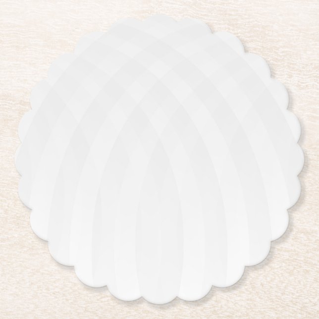 Sous-verre en papier rustique en marbre blanc simp (Devant)