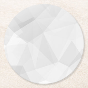 Sous-verre en papier rustique en marbre blanc simp