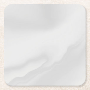 Sous-verre en papier rustique en marbre blanc simp