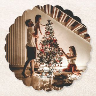 Sous-verre rond photo personnalisé