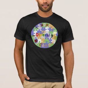 Soutenez la diversité dans mon T-shirt communautai