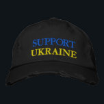 Soutenez la liberté des Casquettes Casquettes brod<br><div class="desc">Ukraine - Paix - Drapeau ukrainien - Liberté - Soutien - Solidarité - Fort Ensemble - Victoire de la Liberté ! Vous pouvez transférer vers plus de 1000 produits Zazzle ! Nous Sommes Avec L'Ukraine !</div>