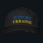 Soutenez la liberté des Casquettes Casquettes brod<br><div class="desc">Ukraine - Paix - Drapeau ukrainien - Liberté - Soutien - Solidarité - Fort Ensemble - Victoire de la Liberté ! Vous pouvez transférer vers plus de 1000 produits Zazzle ! Nous Sommes Avec L'Ukraine !</div>