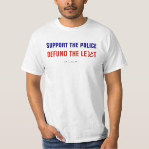 Soutenez La Police Qui Débat Le T-shirt Gauche
