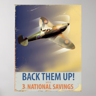 Soutenez-les ! Affiche de la Seconde Guerre mondia