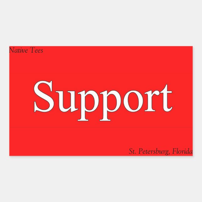 Soutenez les autocollants pour adolescents autocht (Devant)