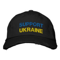 Soutenez l'Ukraine Drapeau ukrainien Casquette bro