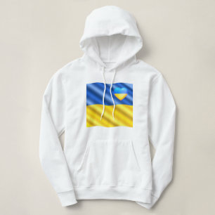Soutenez l'Ukraine Sweat - shirt à capuche drapeau