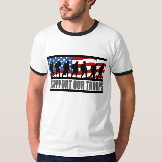 Soutenez notre T-shirt de troupes (Devant)