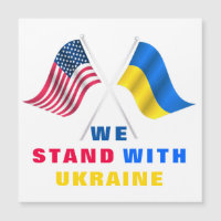 Soutenez Ukraine Car Magnets Nous Sommes Avec L'Uk