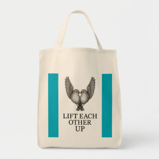"Soutenez-vous les uns les autres" Oiseaux. Sac fo